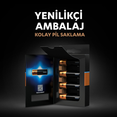 DURACELL OPTIMUM AAA İNCE PİL 4LÜ - 2