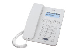 Karel TM145 Krem Kulaklıklı Ekranlı Masa Üstü Telefon - KAREL