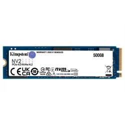 Kingston 500GB NV2 SNV2S-500G 3500-2100MB-s PCIe NVMe M.2 SSD Disk - KINGSTON