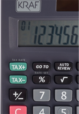 KRAF HESAP MAKİNESİ MASAÜSTÜ 12 HANE TAX HM-115 - 3