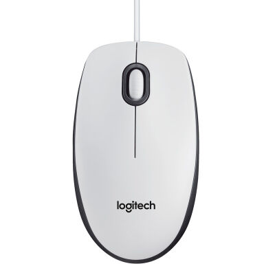 Logitech 910-003360 B100 Beyaz Kablolu Mouse - 1