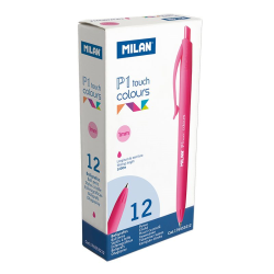 MILAN 176553212 P1 TOUCH PEMBE TÜKENMZ KALEM - 12ADET - MILAN
