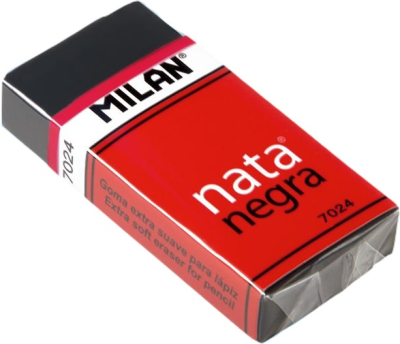 MILAN NATA NEGRA 7024CF SİLGİ BLİSTER - 3LÜ - 1