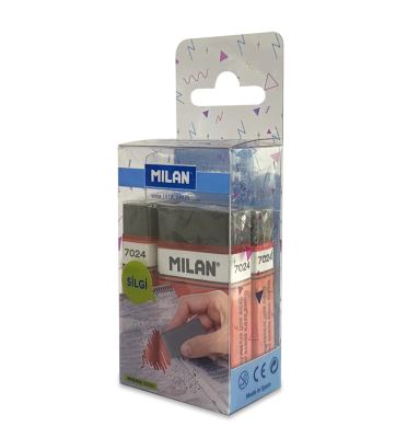 MILAN NATA NEGRA 7024CF SİLGİ BLİSTER - 3LÜ - 3