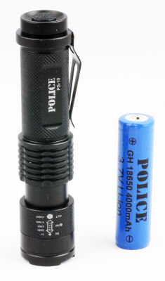 Polıce PS-10 EL FENERİ Şarjlı Yeni Nesil Led (Tüfek Takılabilir) - 1