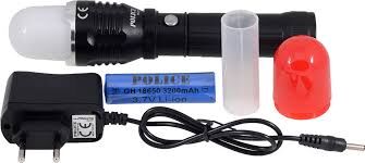 Polıce PS-22 Cree Led + Zoom + Magnet Şarjlı El Feneri - 1