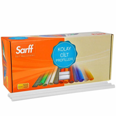 SARFF 10mm SIRTLIK BEYAZ - 100ADET - 1