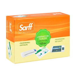 SARFF 125MIC LAMİNASYON FİLMLERİ - KNC(78X102MM) - 100ADET - SARFF