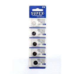 Supex CR1216-C5 3V Lityum Düğme Pil 5'li Paket - SUPEX
