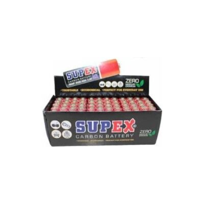 Supex R03 Çinko 60lı İnce Kalem Pil - 1