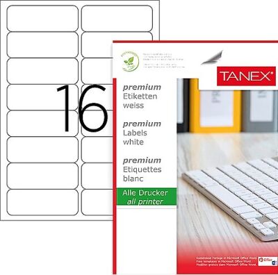 TANEX TW-2016 ETİKET 99,1X34 - 1