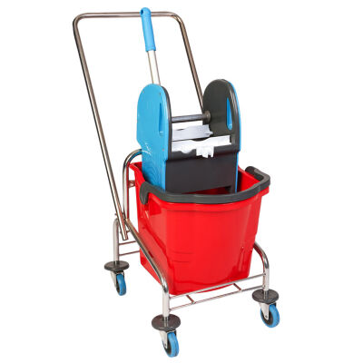 TEK KOVALI PLASTİK TEM.ARABASI + PLASTİK PRESS - 1